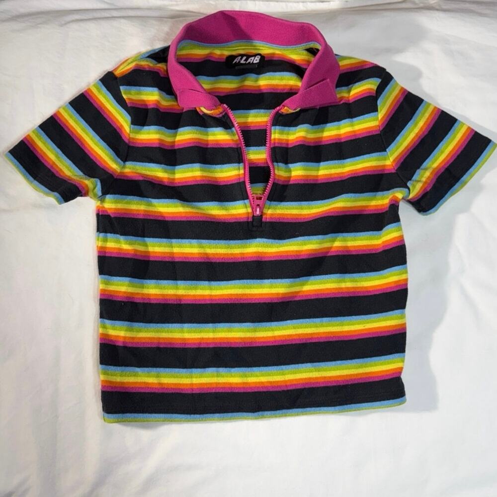 Rainbow stripped shirt